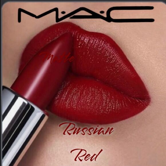 - 💄M•A•C RUSSIAN RED MATTE LIPSTICK - Picture 2 of 11